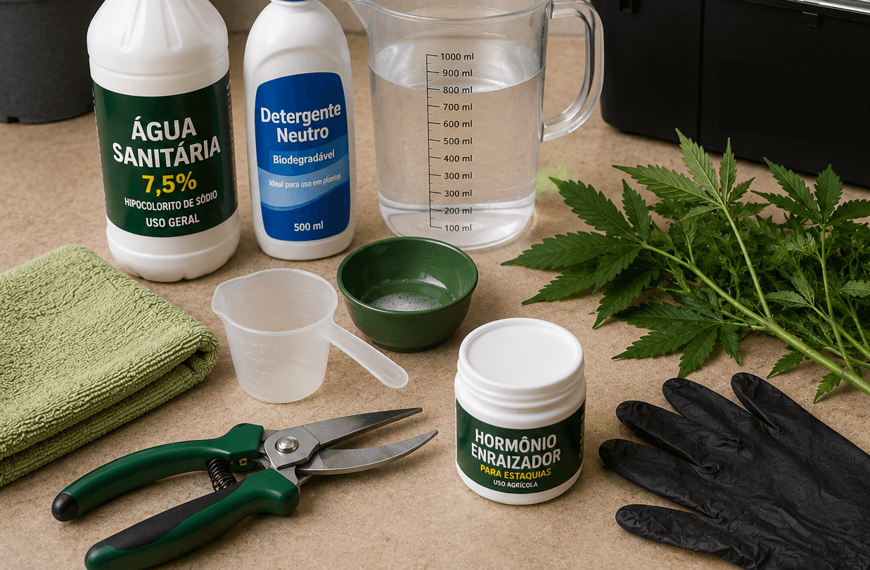 Preparando a solução